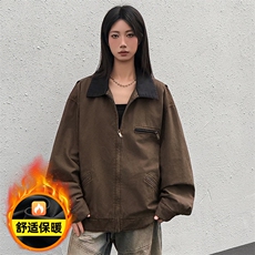 重磅美式水洗做旧工装秋冬新款夹克棉衣外套436-996-P125178，男装夹克，电商A436