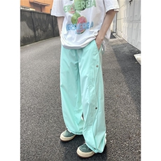 【现货】XZ612-K779-P55控79夏季多巴胺休闲裤排扣冰丝裤西裤，男装西裤，星座612