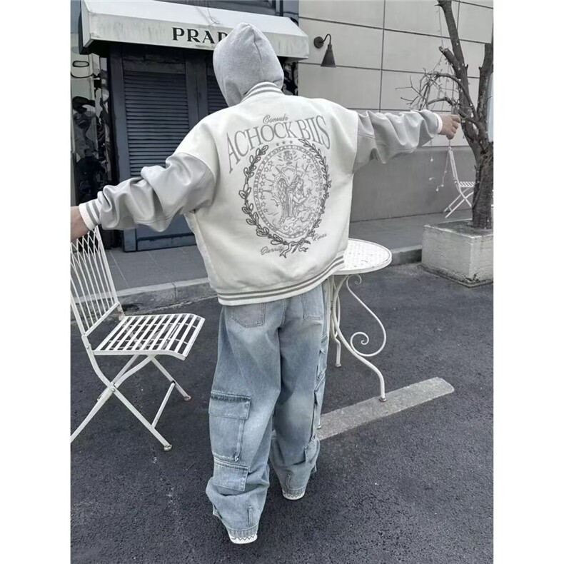 【现货】DJK546-批68毛呢夹克2025春秋款日系复古工装外套,男装夹克,星座603-2