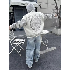 【现货】DJK546-批68毛呢夹克2025春秋款日系复古工装外套，男装夹克，星座603-2
