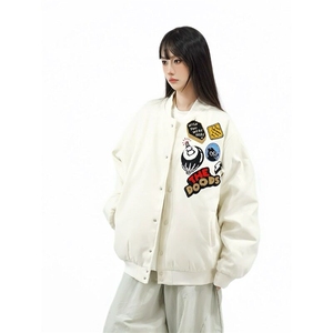 春秋美式复古夹克男棒球服外套潮牌图片