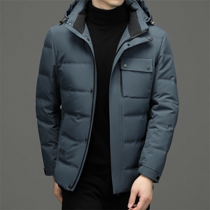 DY7689秋冬新款2023年男士休闲羽绒服加厚保暖夹克外套P245图片