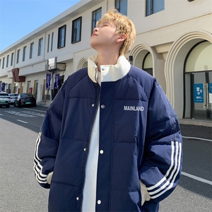 ！2025秋冬新款男士潮牌情侣棉衣加厚立领棉服外套MY211特P80图片