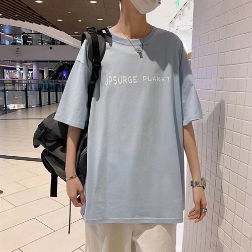 短袖T恤男士夏季2023新款纯色半袖insRT11P28,男装T恤,星座1116-2