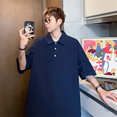 衬衫男士短袖韩版潮流套头痞子帅气2024夏季宽松ins外套CY890-P36，男装衬衫，星座412-2