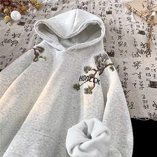 主推大码秋冬重磅高品质刺绣连帽卫衣JF1005-P60控88加绒P65控98，男装卫衣，电商A422-1