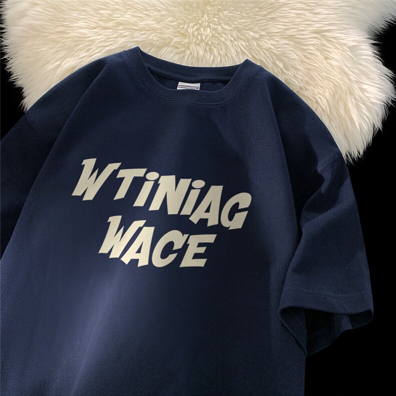 可设48小时发货支持抖音得物来样二开230克重磅美式短袖t恤MT361，男装T恤，电商A486-1