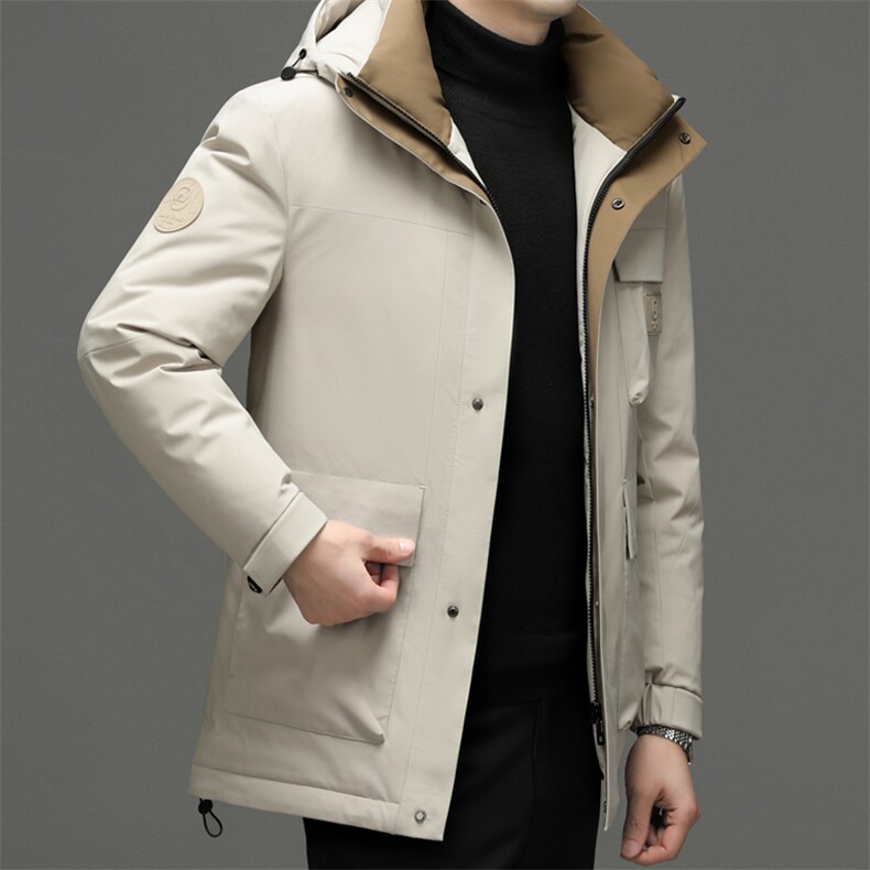 BNSZ3396钱塘2020-2商务简约冬季厚款中年男士90鹅绒羽绒服P300,男装羽绒服,钱塘207-2