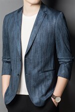 2023早秋季新款中年西装领夹克爸爸商务男装西服上衣ASD2227-P180,男装西服,电商B212（原钱塘6029）