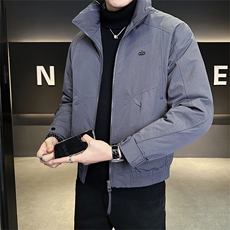 标50绒店主风冬季男士立领新款羽绒服短款外套B328-809-P185，男装羽绒服，电商B328
