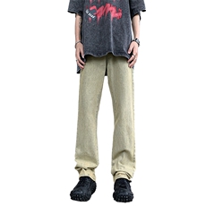 美式高街水洗做旧直筒休闲牛仔裤A161-S2332-P60，男装牛仔裤，电商A161