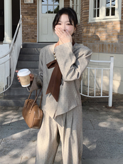 春现设计感御姐盐系西装两件套B190-5015-P170-K238，女装套装/套裙，2B190