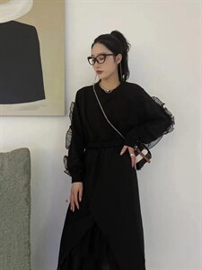 （现货）蕾丝花边卫衣图片