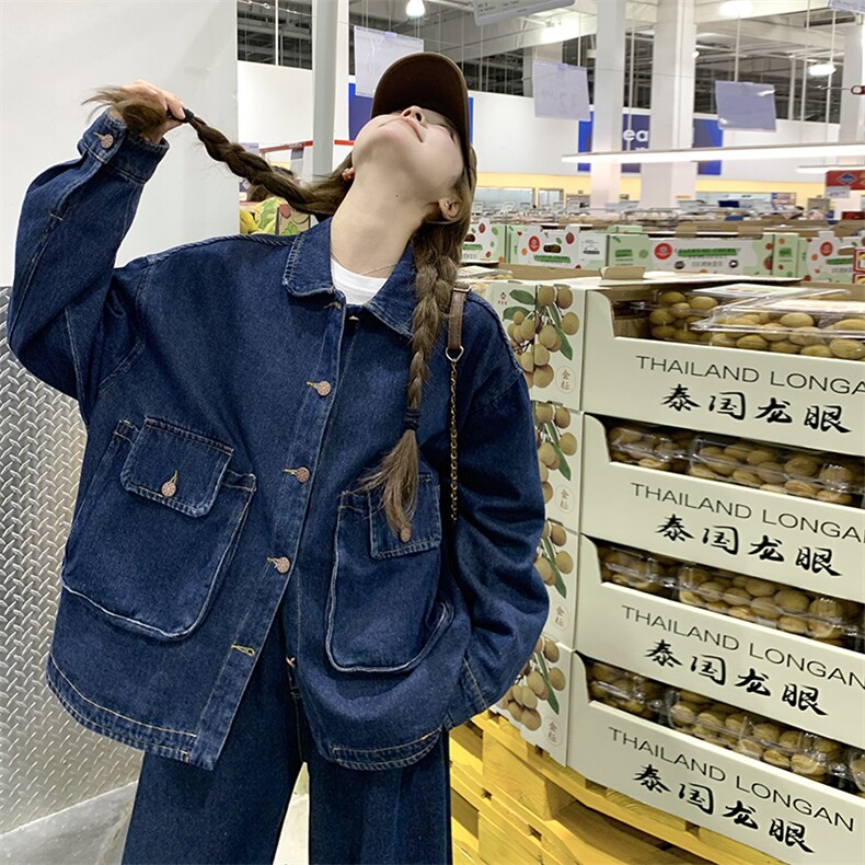 韩版通勤少女风夹克静奢风时尚套装套装休闲风轻熟风,女装套装/套裙,2C209