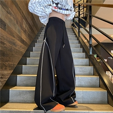 2025春季新款美式运动设计感宽松休闲卫裤B315-K25605-特p40控78，男装休闲裤，电商B315