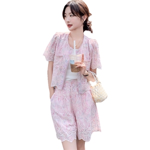 【现货】新中式风两件套阔腿裤套装P145-K195图片