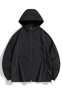 UPF50+有报告 凉感轻薄透气宽松大码潮流防晒服 DQC657-P48图片
