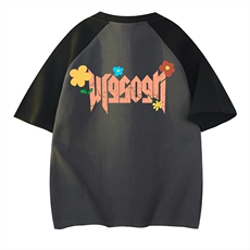 深灰拼黑袖