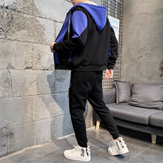 羊羔绒开衫卫衣男士秋冬季加绒加厚TZ826-P80，男装卫衣，星座210-3
