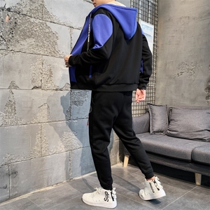 羊羔绒开衫卫衣男士秋冬季加绒加厚TZ826-P80图片