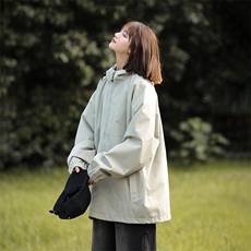 815A-MJ78382-65特秋冬装新款工装服三防冲锋衣外套夹克女模，男装夹克，星座815A