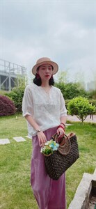 纯苎连衣裙小衫裤子裙子衬衣
时尚风
风淑女风休闲风图片