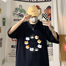 Q11215-P30春夏季七分袖t恤男大码五分袖男短袖中袖，男装T恤，电商A040
