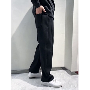 春秋季新款高级舒适加厚重磅肤感棉香蕉平脚裤休闲裤KY195