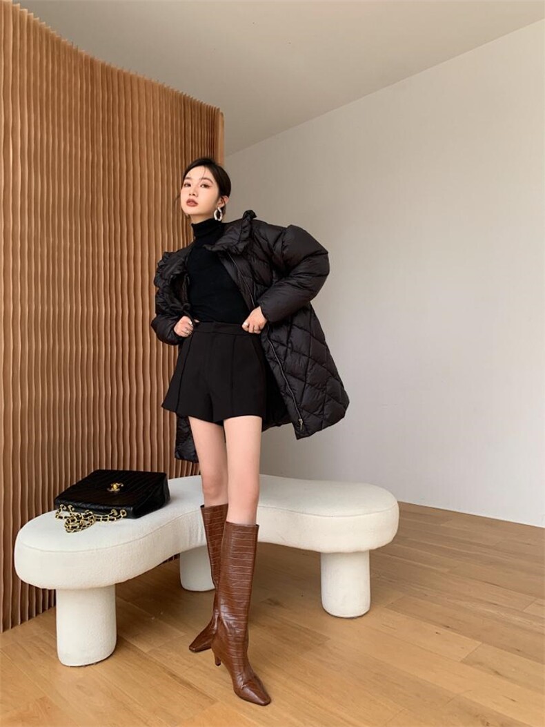 蝴蝶结羽绒服，女装羽绒服，LION&CAT(2F)