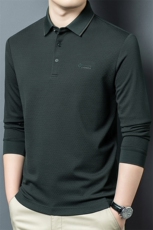 R-HD9602男式秋季新款长袖T恤男韩版时尚休闲男装翻领体恤，男装T恤，电商B360A（原721A）