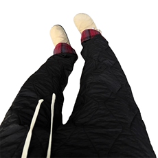 港风葫芦纹翻边拼接格子大码加厚夹棉棉裤男K24155J加棉特P33控65，男装棉裤，电商A001