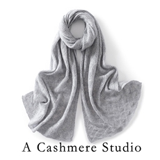 冬季反正针镂空围巾时尚百搭通勤简约休闲，围巾，蒙娇羊绒