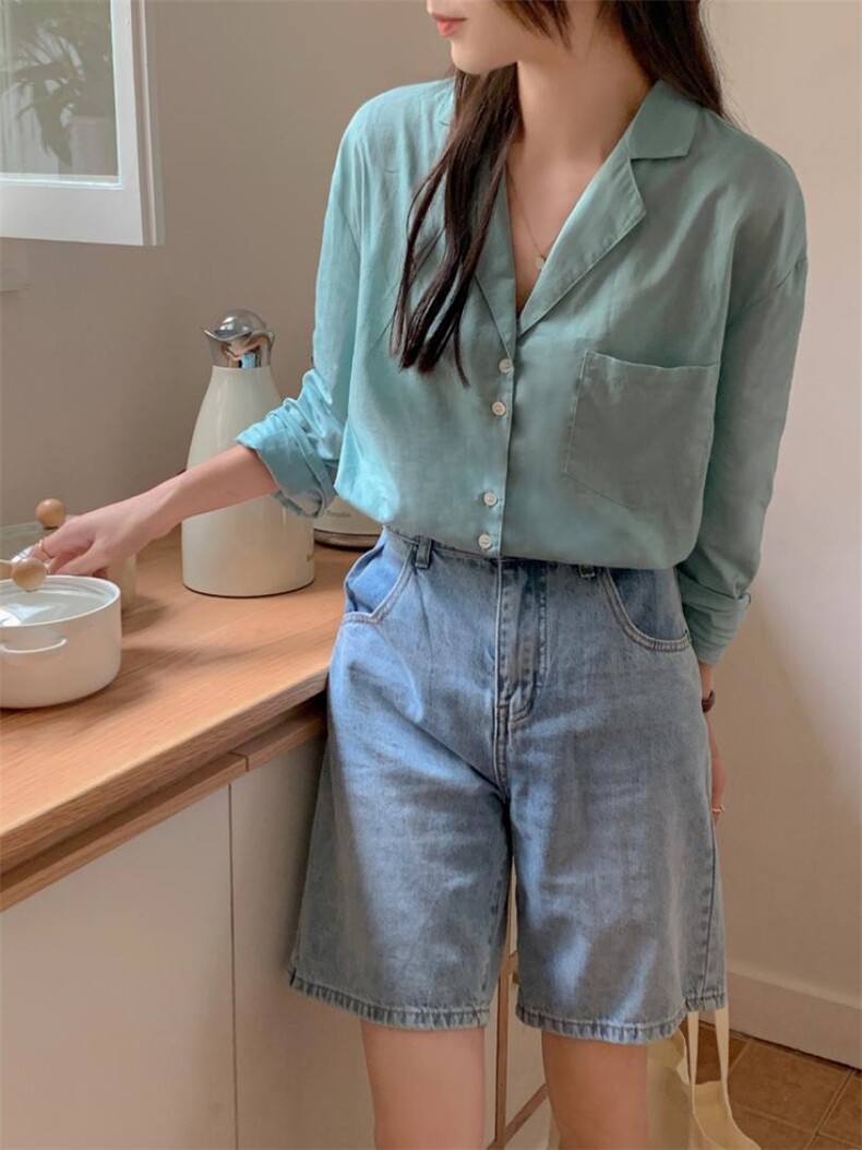 【现货】料西装领极简风衬衫，女装西装，DAP