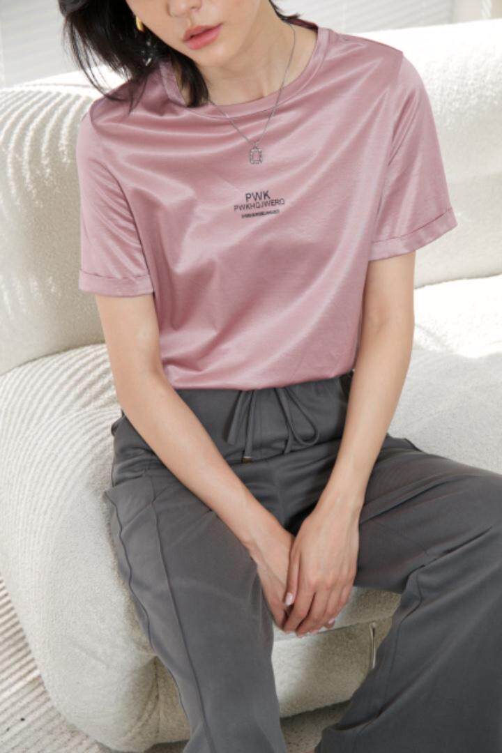 时尚字母T恤，女装T恤，千序