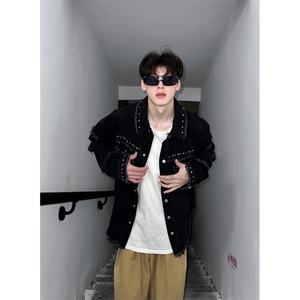 【有货】cleanfit毛边牛仔外套男款美式高街工装夹克CT01LL-P65图片