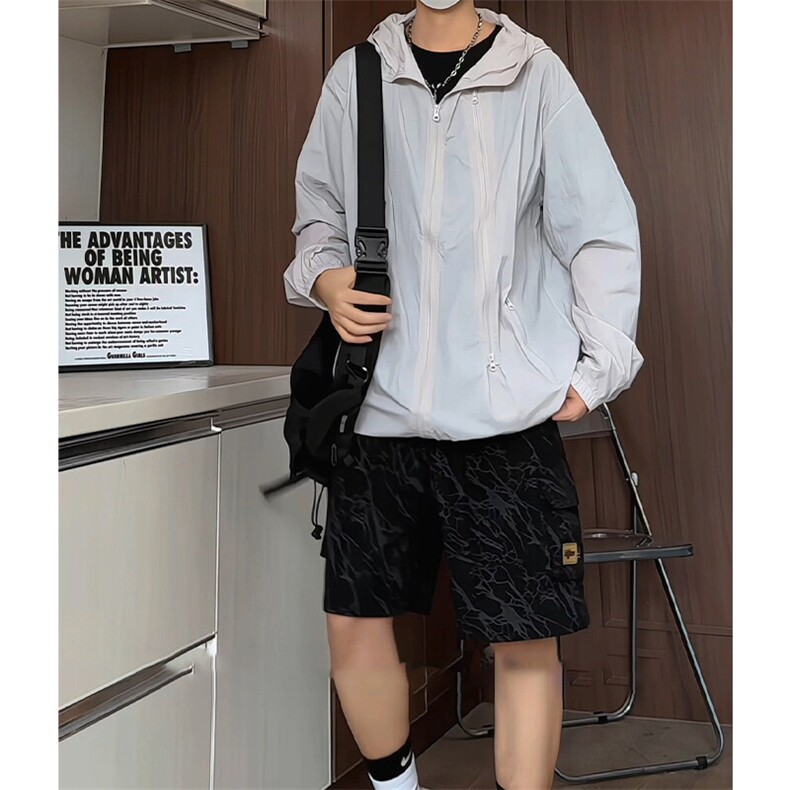 F8888/特P50防晒指数UPF50+有报告防紫外线防晒服外套防晒衣，男装防晒衣，电商A141