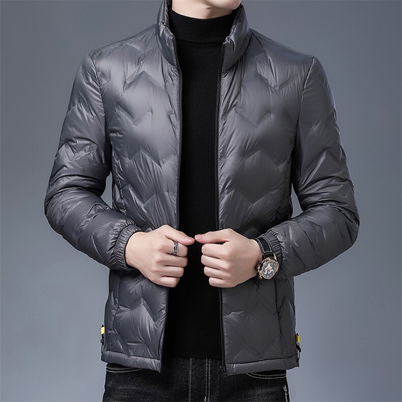 SQY2819秋冬新款2023年男士休闲羽绒服加厚保暖夹克外套P180图片
