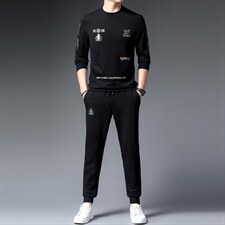 CA9821钱塘2020-2秋冬季时尚休闲帅气中青年男士套装货稳P160，男装休闲套装，钱塘207-2