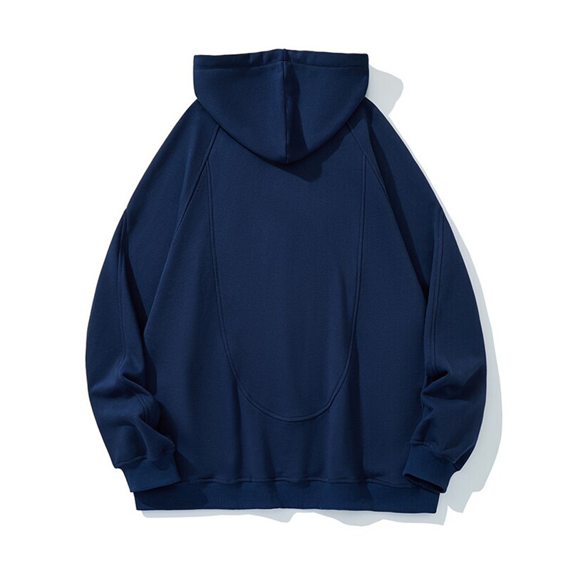 复古重磅情侣款休闲卫衣开衫连帽设计宽松卫衣HY272P75控108,男装卫衣,电商A102B
