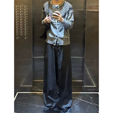 费尔岛提花针织衫男女款秋季美式复古高级感痞帅长袖毛衣开衫外套，男装针织衫/毛衣，星座1411A-6