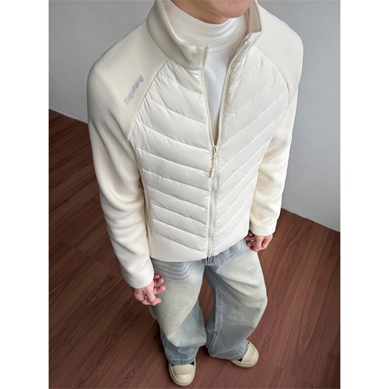 90绒轻薄羽绒服女轻暖拼接纯色健身服瑜伽外套5D3076-TP85不，男装羽绒服，电商A102