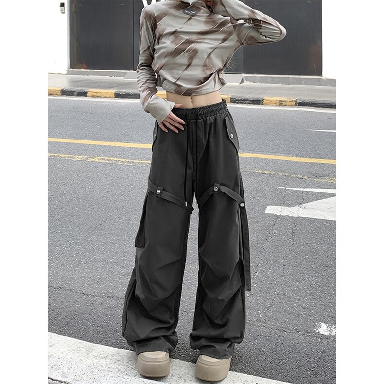 春款热卖货足裤子港式文艺休闲百搭小众设计感长裤K603TP45控69，男装休闲裤，电商A102B