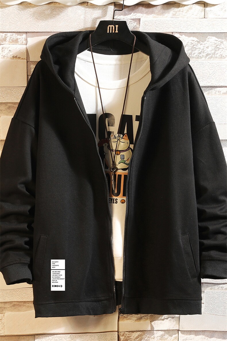 KS21045-P38加绒款-P43连帽开衫卫衣男运动外套大码班服砖墙,男装卫衣,电商A040A