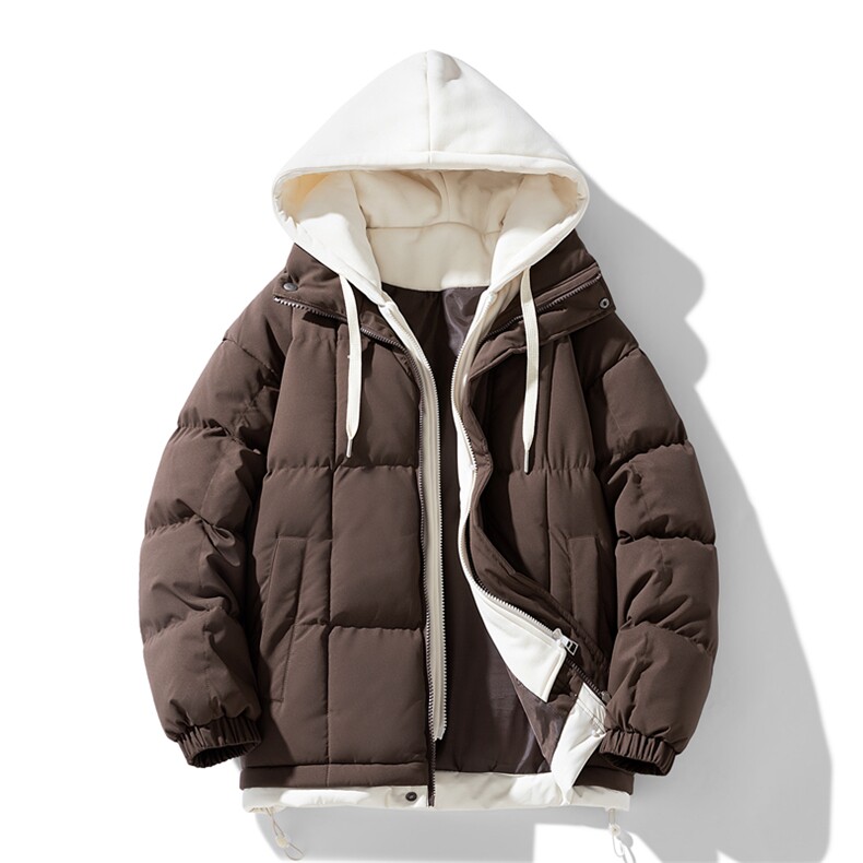 三防面料 抖音品质 10W件 假两件卫衣加厚棉衣外套棉服BM888特P98图片