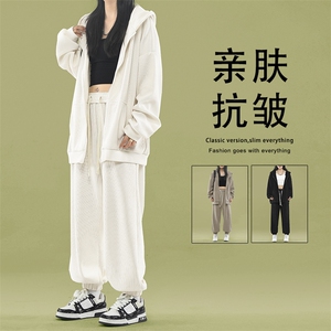 开衫外套加束脚裤休闲百搭美式潮牌复古休闲-TZ850特批117图片