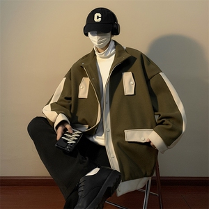 男士秋装新款工装夹克外套开衫口袋夹克衫青少年上衣JK07717-P78图片