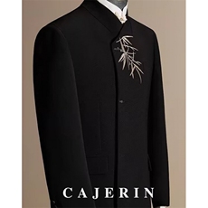 新中式盘扣西装外套男风西服高级感痞帅立领中山装XZ30，男装西服套装，星座1116A（原606A-3）