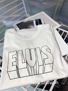 《DAVIDA》现货! 字母印花显瘦百搭休闲短袖T恤，女装T恤，DAVIDA