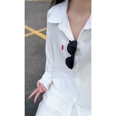 夏季新款棉麻休闲松弛感老钱风慵懒简约长袖衬衫套装TZ559P75，男装衬衫，电商A128