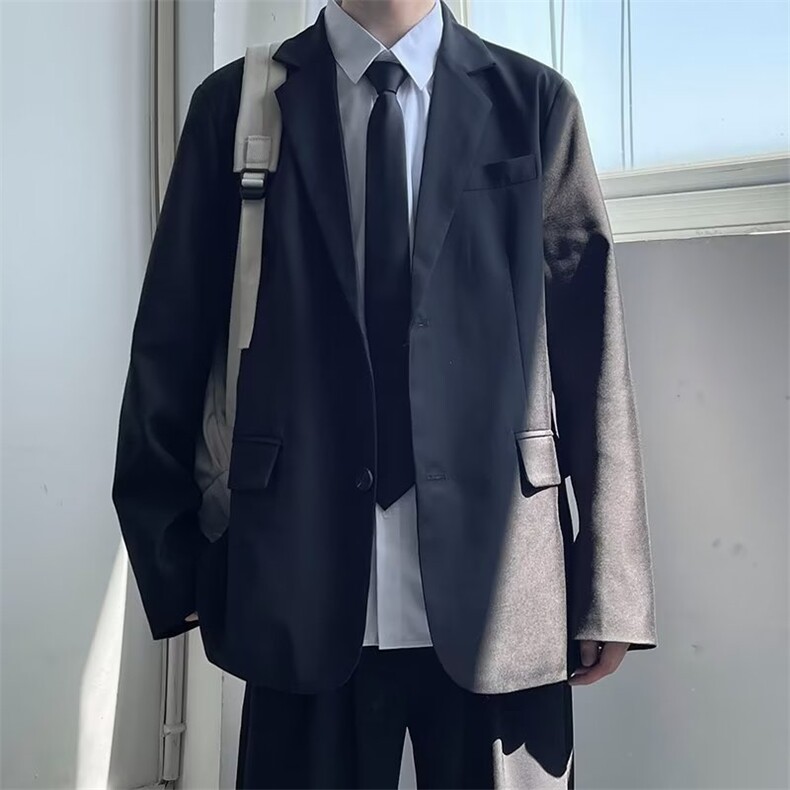春款男女西服外套简约宽松西装婚礼服有垫肩大码S-5XLJAK12P55,男装西服套装,星座1013-1